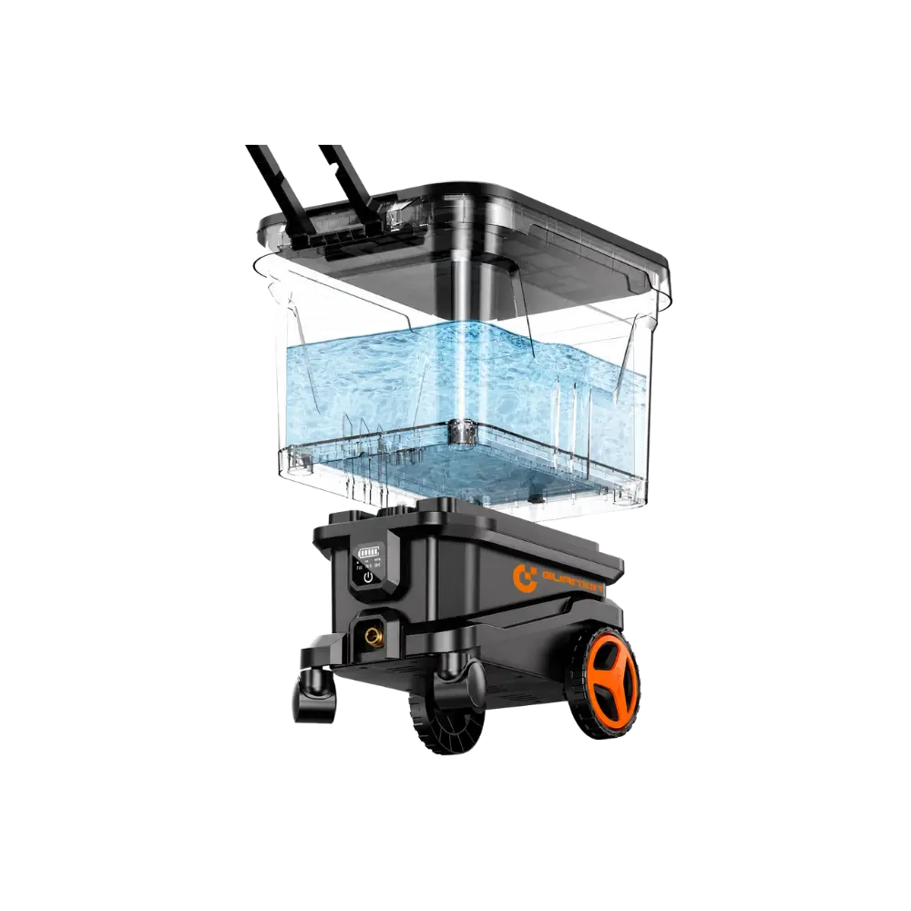 Hidrolavadora Inalámbrica Portátil con Tanque Integrado 30 L – 50 Bar